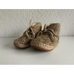 Moons leren babyschoentjes