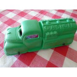 setje van 3 oude HARD PLASTIC auto's