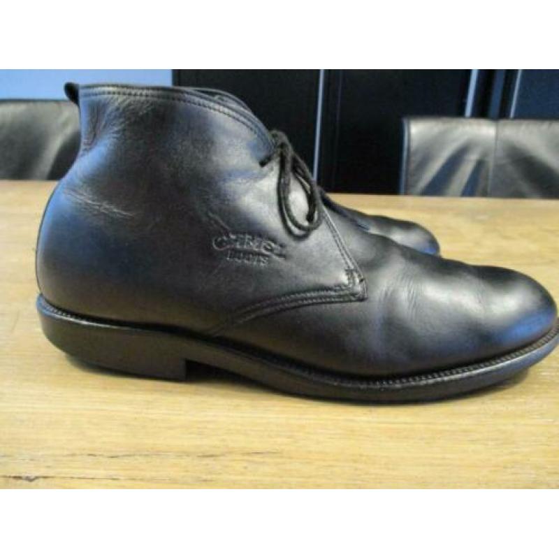 desert BOOTS leder zwart mt 46 1/2 >>CAMEL