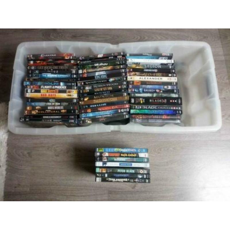 HELE partij dvd films 56 stuks