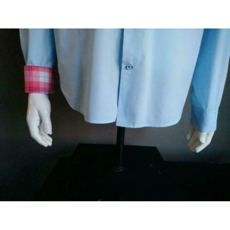 Mooi Martino Milano overhemd. Licht Blauw. Maat XXL / 2XL.