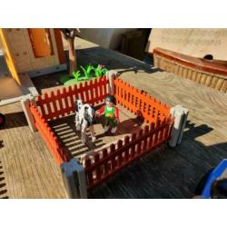 boerderij playmobiel met paardentrailer
