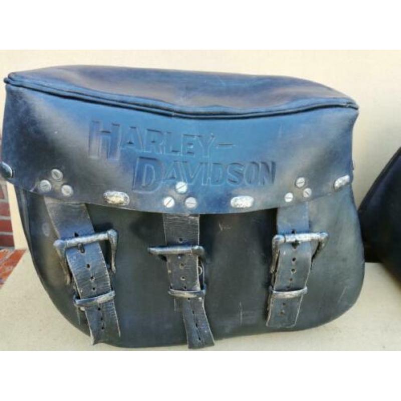 Tuigleren Harley tassenset incl beugels