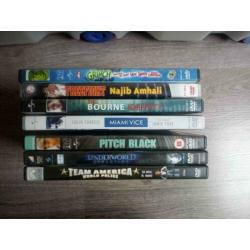 HELE partij dvd films 56 stuks