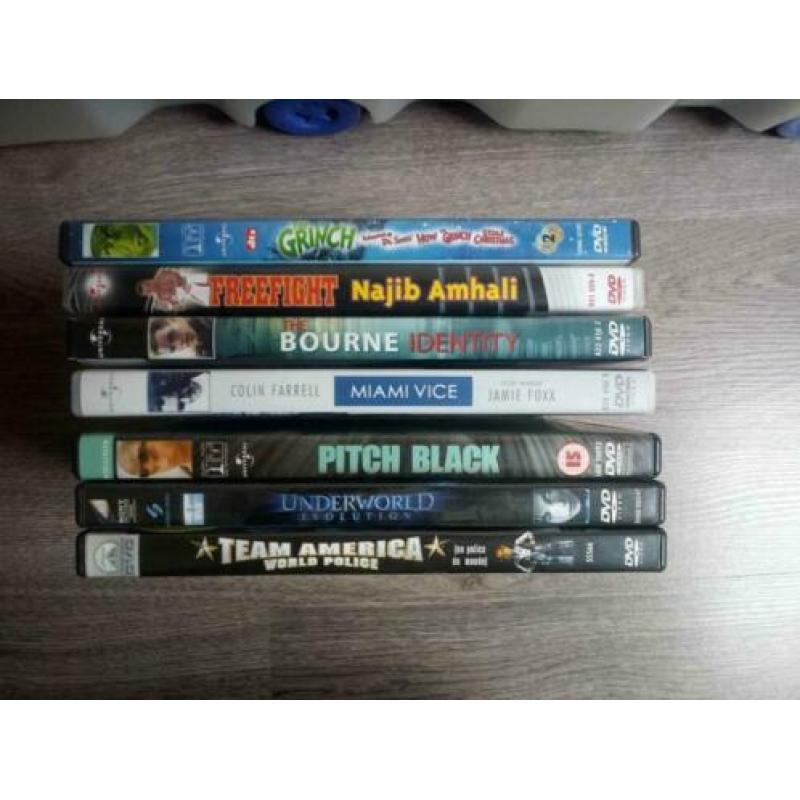 HELE partij dvd films 56 stuks