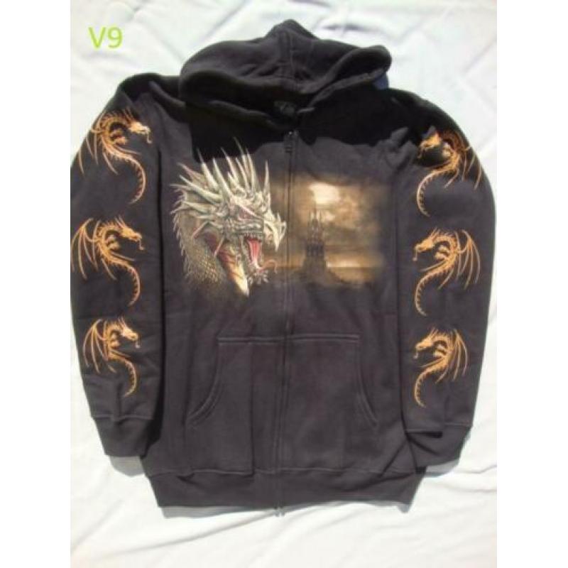 Vesten draken skuls blackprintshirts