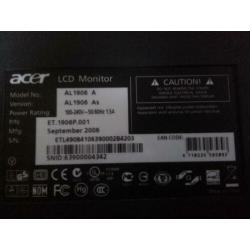 acer AL 1906 A LCD 19 inch monitor