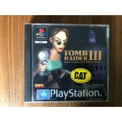 PlayStation game: Tomb Raider lll adventures of Lara Croft.