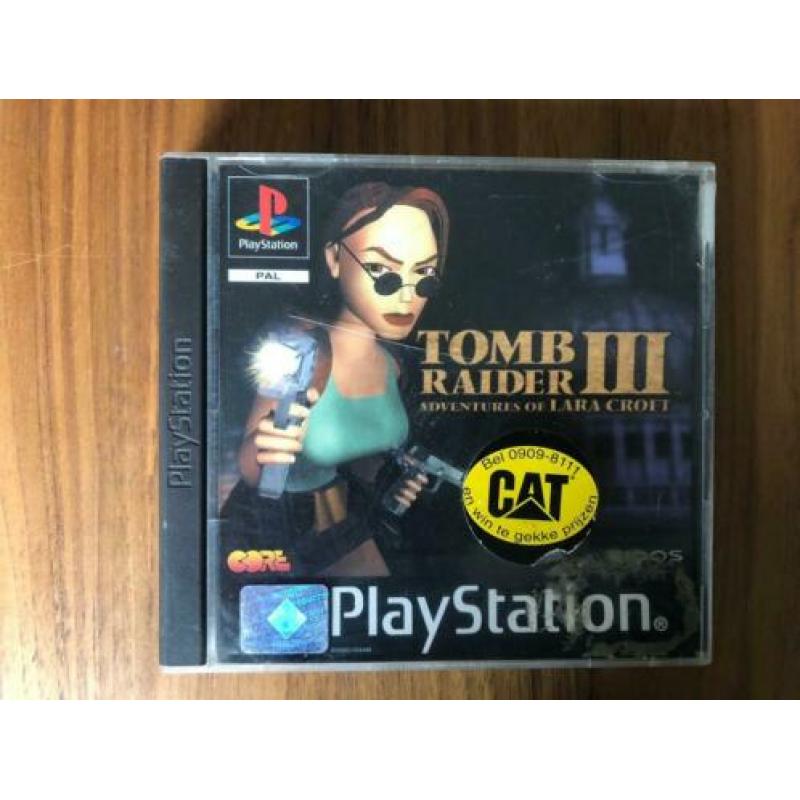 PlayStation game: Tomb Raider lll adventures of Lara Croft.