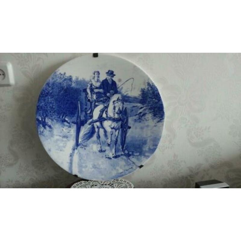 Wandbord delft.