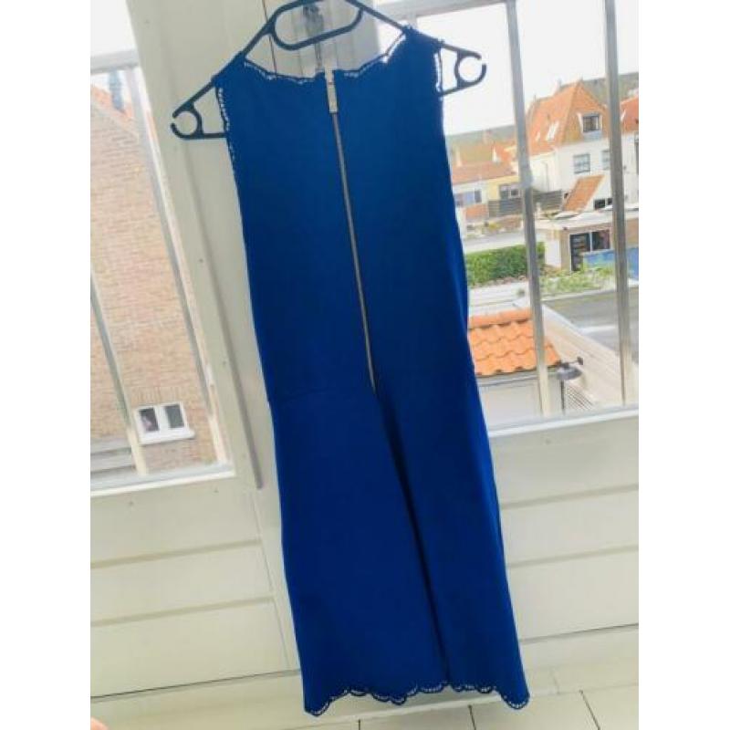 Ted baker jurk blauw maat 2