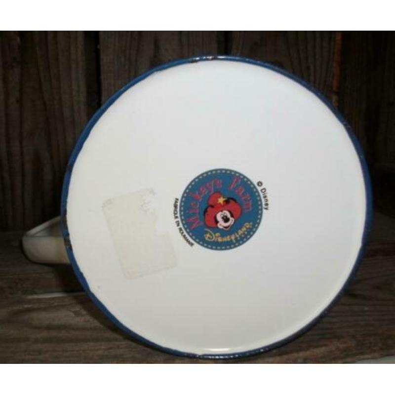 walt disney Mickey's farm emaille koffiekan