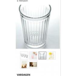 Waterglazen Vardagen IKEA 0,2 cl