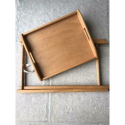 Butlertray- dienblad met standaard stevig en massief