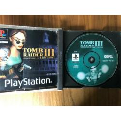 PlayStation game: Tomb Raider lll adventures of Lara Croft.