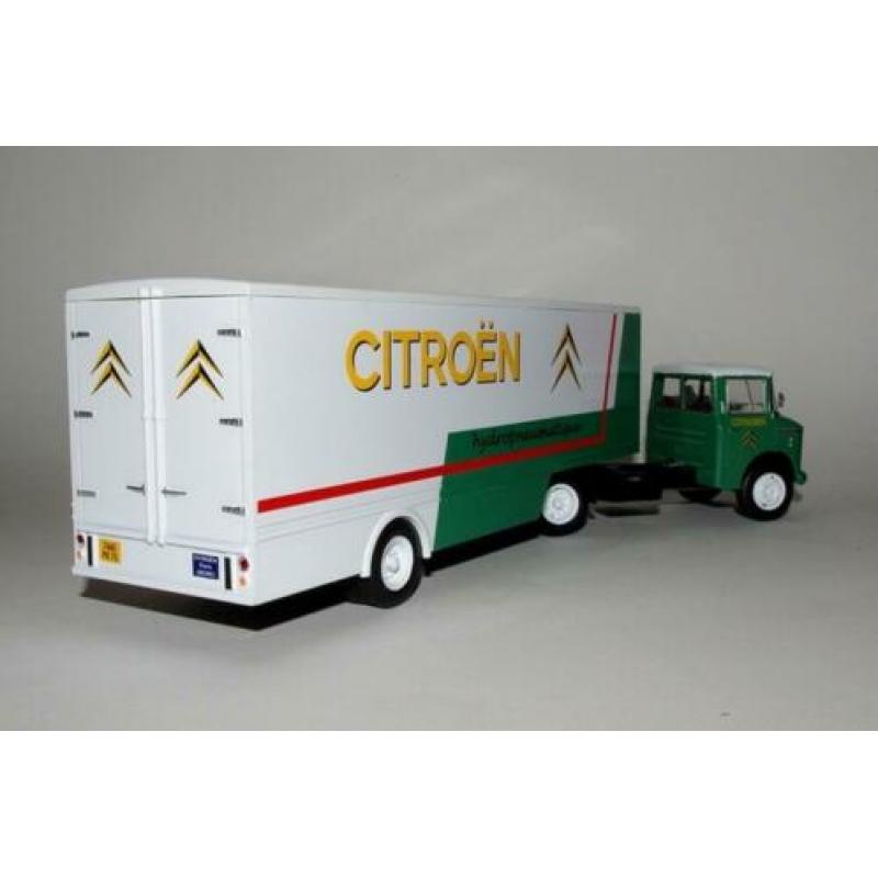 Citroen Type 55 Heuliez met Citroen aanhanger Altaya 1:43