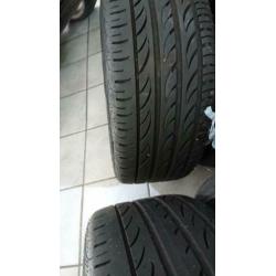 BMW 18" velgen incl Pirelli banden. NIET BIEDEN!!!!!
