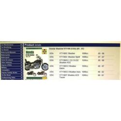 Honda Shadow VT1100 1985 - 2007 / Aanbieding + Gratis verz.