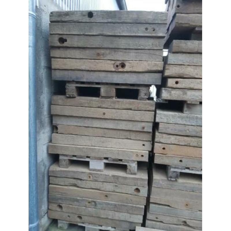 Azobe hardhout 10x20cm 1 meter lang