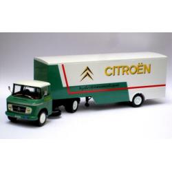 Citroen Type 55 Heuliez met Citroen aanhanger Altaya 1:43