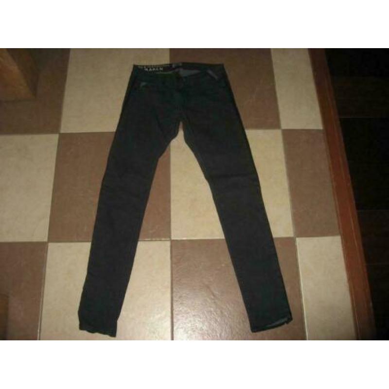 grijze Gaastra jeans met zwarte bies, mt 27/32