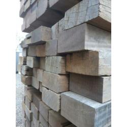 Azobe hardhout 10x20cm 1 meter lang