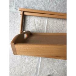 Butlertray- dienblad met standaard stevig en massief