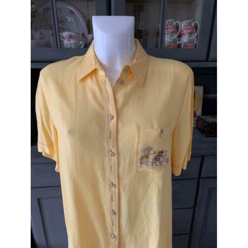 Gave vintage blouse maat 42