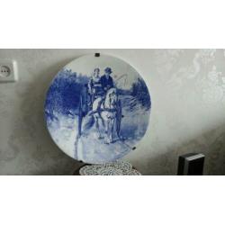 Wandbord delft.