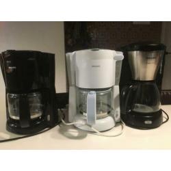 Koffiefilter apparaat Philips 3 stuks 7,50 euro per stuk