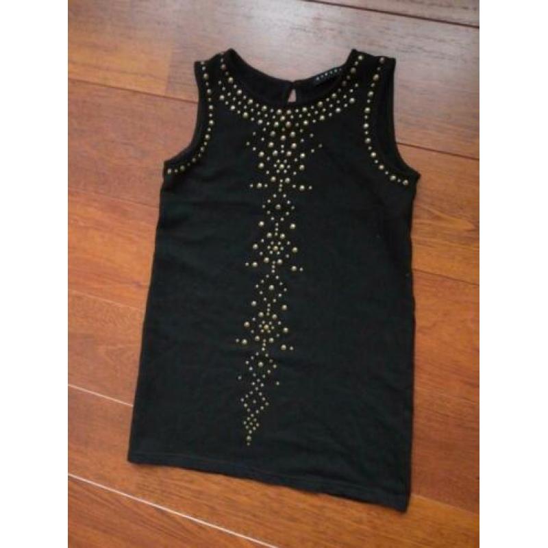 Zwarte jurk overgooier van Sisley 140 cm