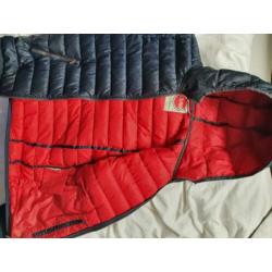 Donkerblauwe colmar jas maat 14Y