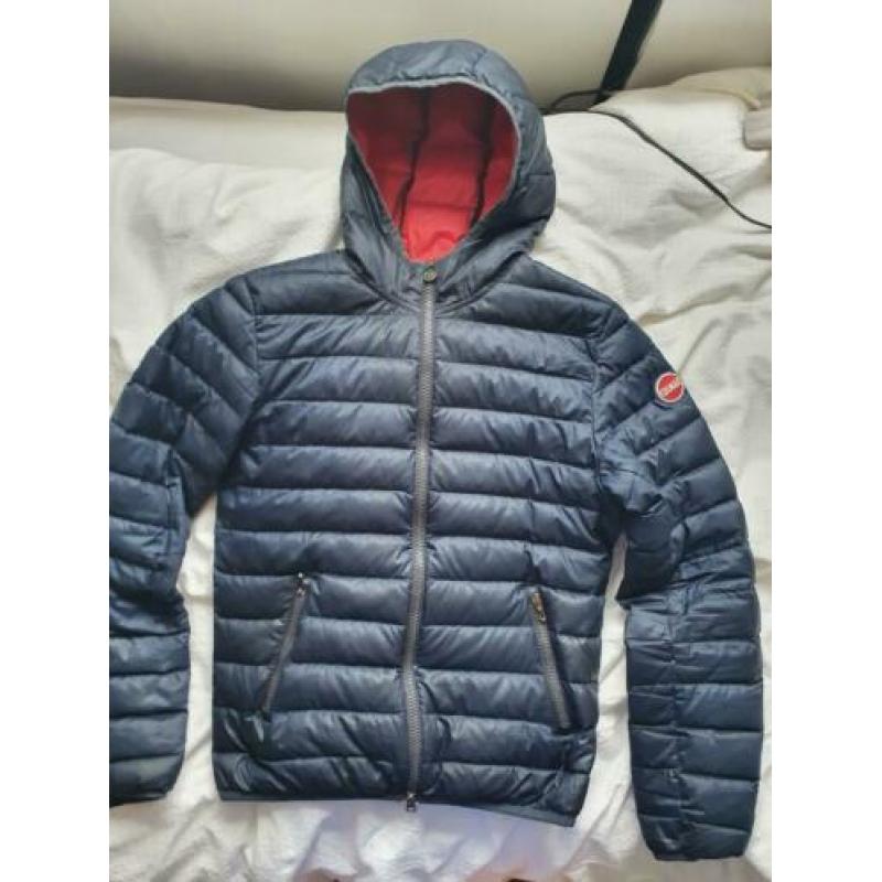Donkerblauwe colmar jas maat 14Y