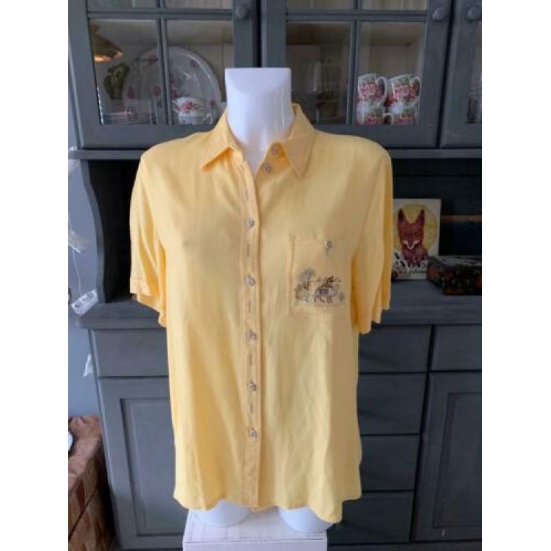 Gave vintage blouse maat 42