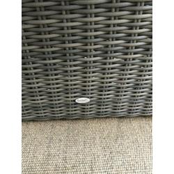 Mooie wicker loungeset kleur zand