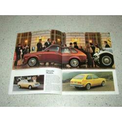 Amerikaanse brochure Chevrolet Chevette 1979