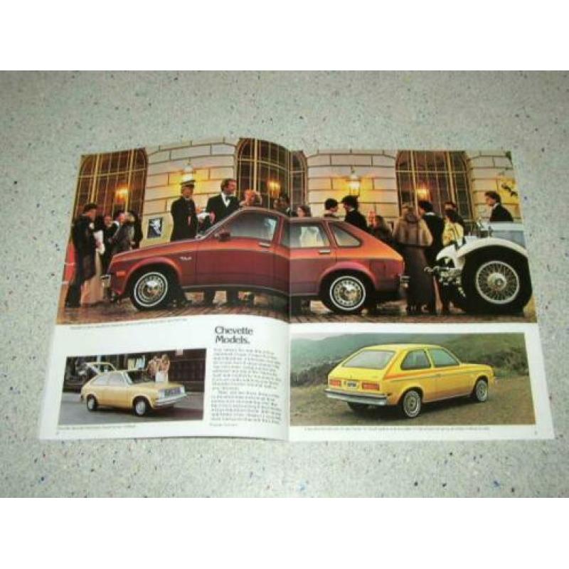 Amerikaanse brochure Chevrolet Chevette 1979