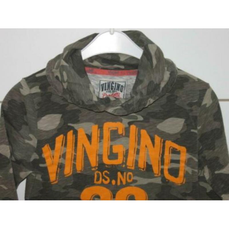 Stoere camouflage VINGINO longsleeve Jochem maat 12/152.