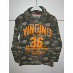 Stoere camouflage VINGINO longsleeve Jochem maat 12/152.