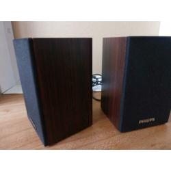 Philips Speakers PC model SPA 12/20 Zo goed als nieuw.