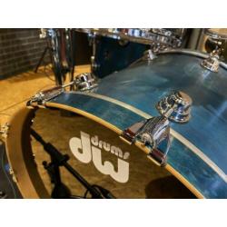DW Drums Collectors series Satin Oil Teal Shell set drumstel