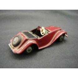 MG Midget TF donkerrood , plastic rariteit 1:43