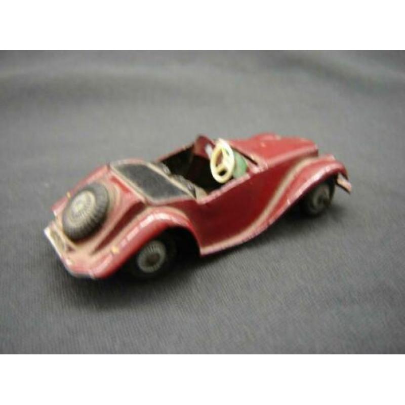 MG Midget TF donkerrood , plastic rariteit 1:43