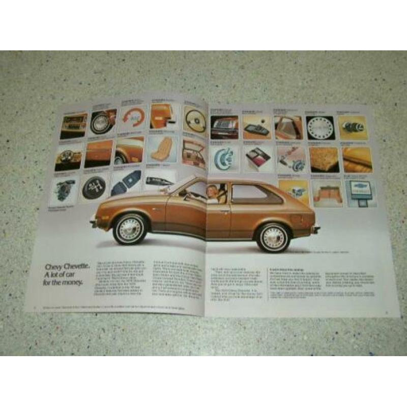 Amerikaanse brochure Chevrolet Chevette 1979