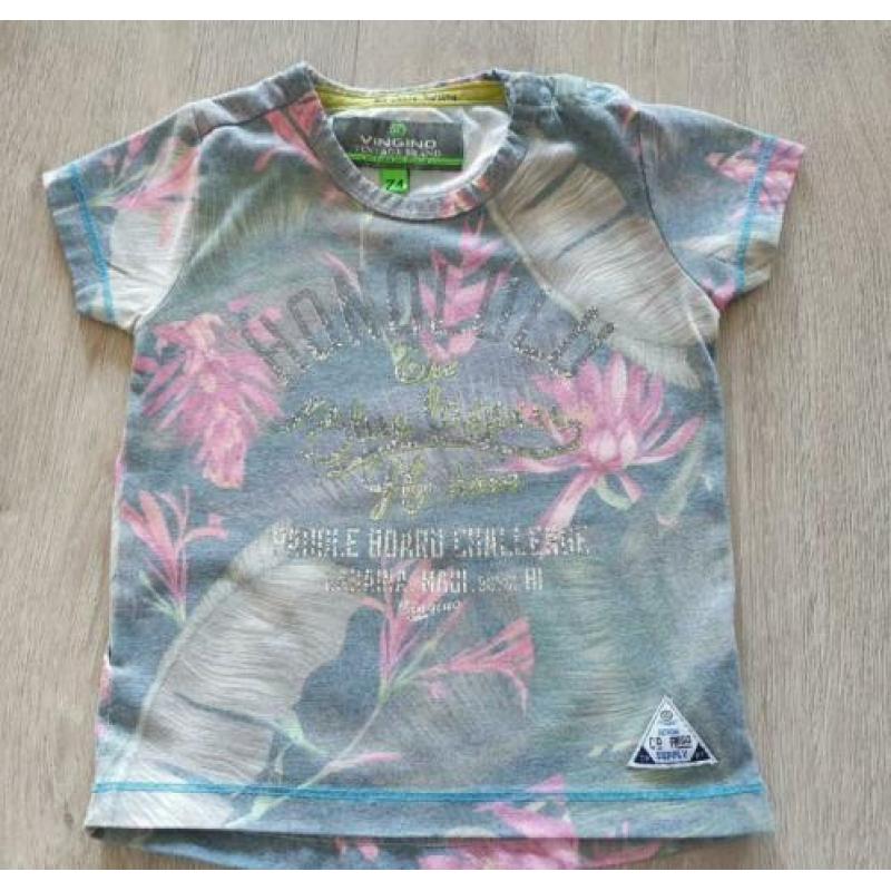 Mooie merk t-shirtjes maat 74