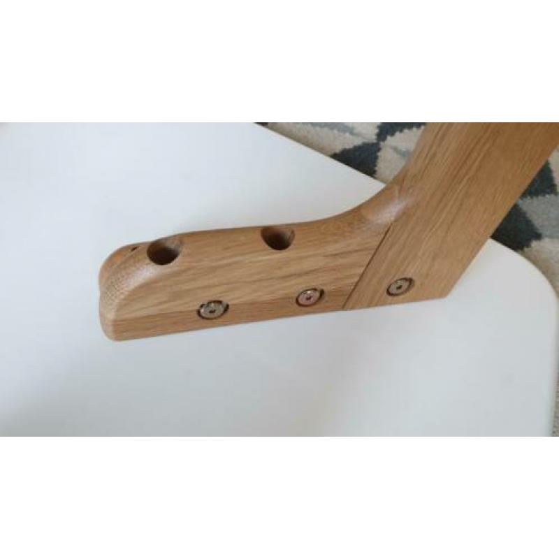 Made Fjord Vierkante Eettafel 4 personen eiken en wit