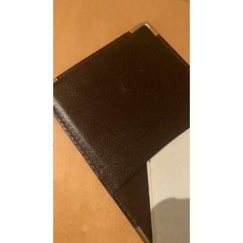 Rolex document mapje leer bruin.nieuw