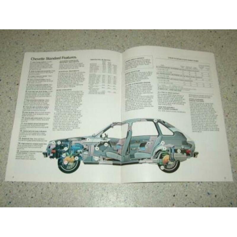 Amerikaanse brochure Chevrolet Chevette 1979