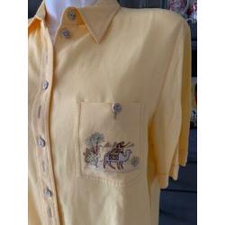 Gave vintage blouse maat 42