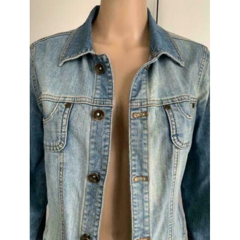 E180 MEXX maat M=38/40 spijkerjasje jasje jeans spijker